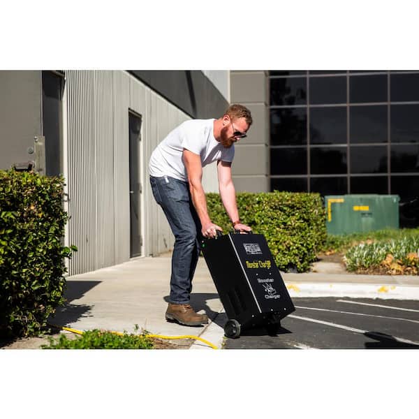 55 Amp 12-Volt/24-Volt Automotive Fast Jump Start Wheel Battery Charger for Car and Truck