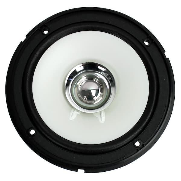 6.5 in. 280 Watt Dual Cone Marine Speakers Stereo Black