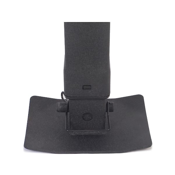 Blackout 7000 lbs. Signature Black Wrinkle Powder Coat Side Wind Direct Weld (Gear Reduction) Jack 15 in. Travel