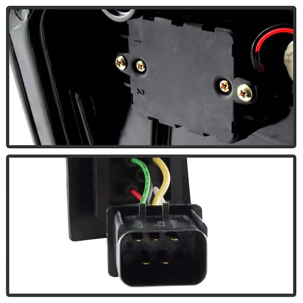 Chrysler 300C 05-07 Version 2 Light Bar LED Tail Lights - Red Clear