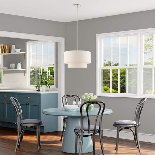 Whitney 3 Light Brushed Nickel Pendant