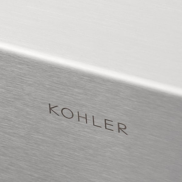 Vault Drop-In Farmhouse Apron Front Self-Trimming Stainless Steel 36 in. 4-Hole Double Bowl Kitchen Sink