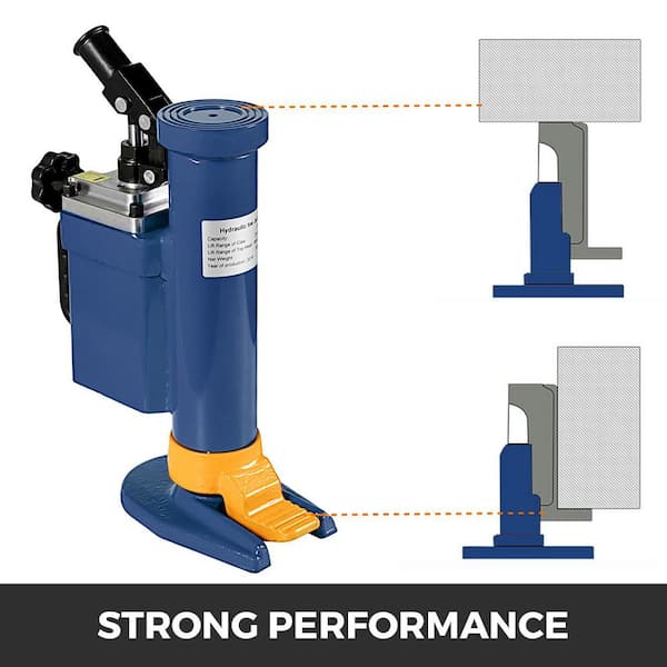 Hydraulic Jack 5-Ton Toe Car Jack 11023 lbs. Toe Jack Lift Heat-Treated Steel Heavy-Duty Hydraulic Toe Jack