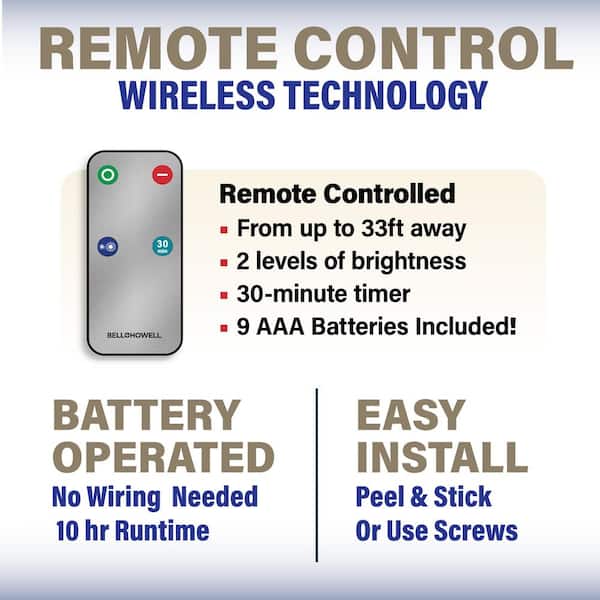 Premier Chrome Warm Integrated LED Under Cabinet Light with Remote (3-Pack)