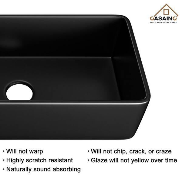Fireclay 36 in. Single Bowl Farmhouse Apron Kitchen Sink with Grid and Strainers in Matte Black With cUPC Certified