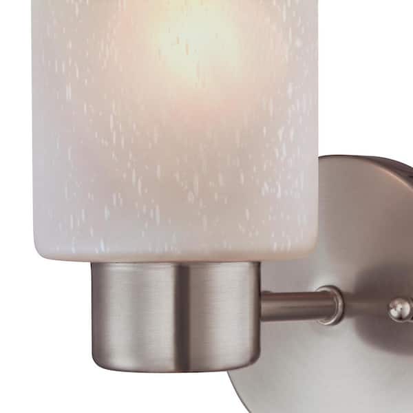 Sylvestre 1-Light Brushed Nickel Wall Fixture