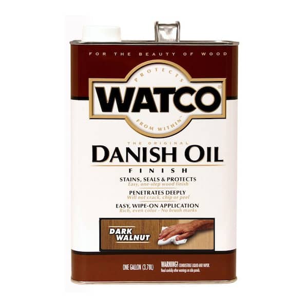 1 Gallon Danish Oil in Dark Walnut (2 Pack)
