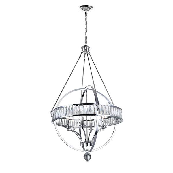 Arkansas 6 Light Chandelier With Chrome Finish