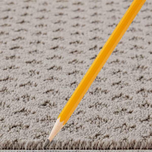 Lilypad  - Pinstripe - Gray 30.7 oz. Triexta Pattern Installed Carpet