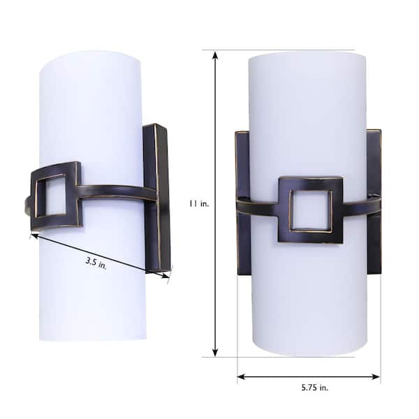 Monroe 1-Light Oil-Rubbed Bronze Sconce