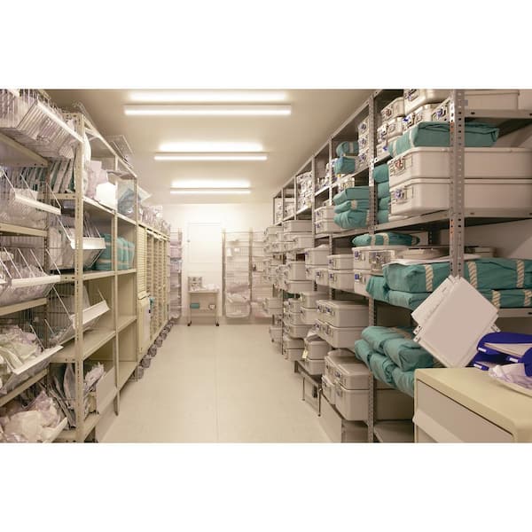 MNSS 96 in. 128-Watt Equivalent Integrated LED White Strip Light Fixture 4000K