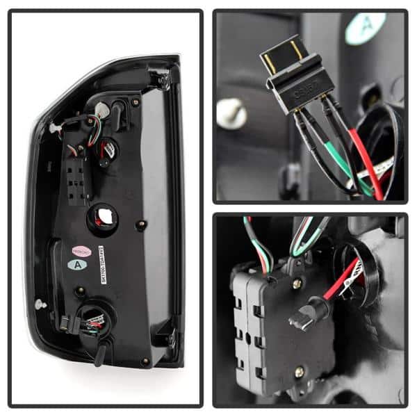 Toyota Tundra 2014-2018 Light Bar LED Tail Lights - Black