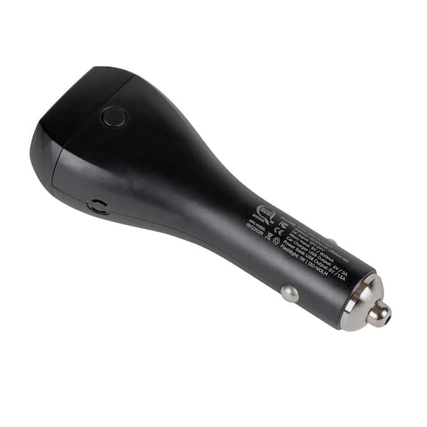 7-in-1 Vehicle Emergency Multi-Tool with Car Charger, Power Bank, Window Breaker, Seat Belt Cutter, and Flashlight