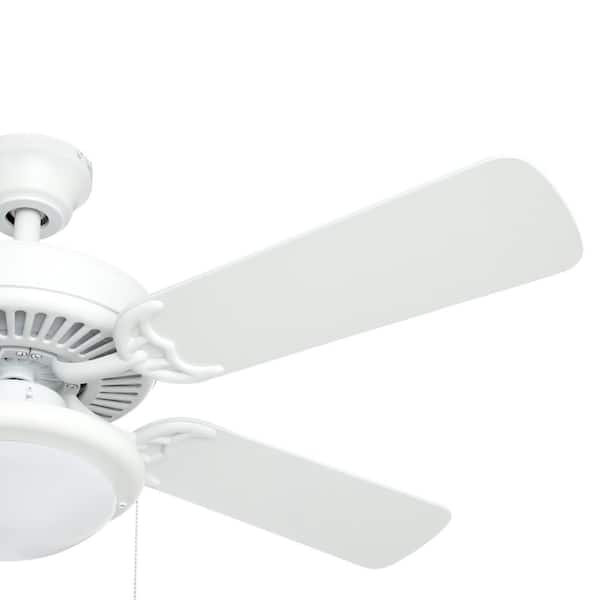 Trice 44 in. LED Matte White Ceiling Fan
