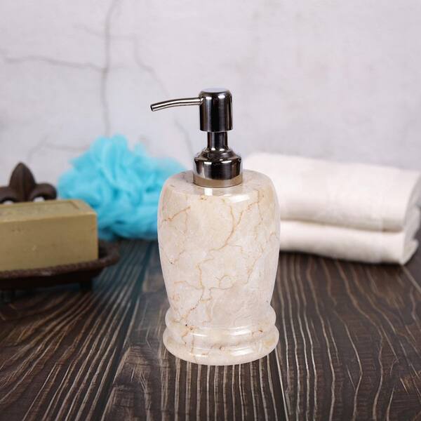 Double Rings Liquid Soap in Champagne Marble