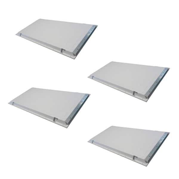 2x4 LED Back-Lit Panel, Adjustable Watt and CCT with 12V Aux and Usmart Cover (4-Pack)