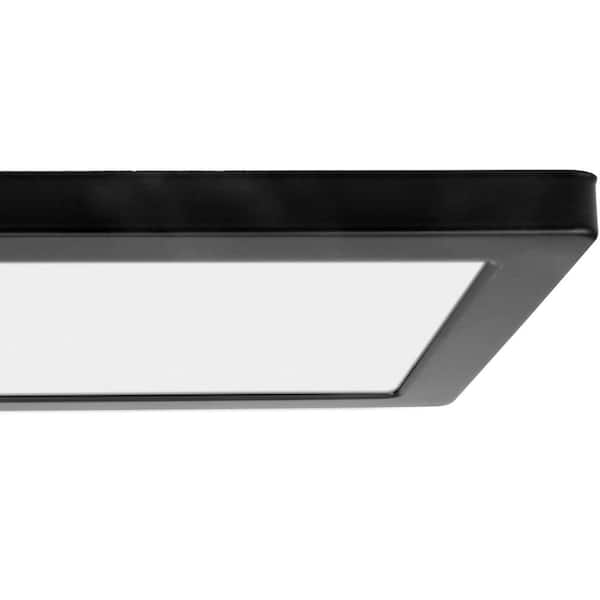 Solero II 19 in. 1-Light Brushed Steel LED Flush Mount