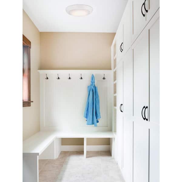 20-Watt White Integrated LED Flush Mount