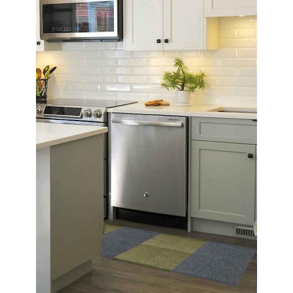 DIP Residential/Commercial Manzanilla Green 19.7 in. x 19.7 Loose Lay Carpet Tile (4 Tiles/Case) 10.7 sq. ft.