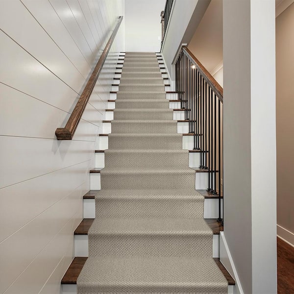 Lightbourne - Clouded - Beige 39.3 oz. Nylon Loop Installed Carpet