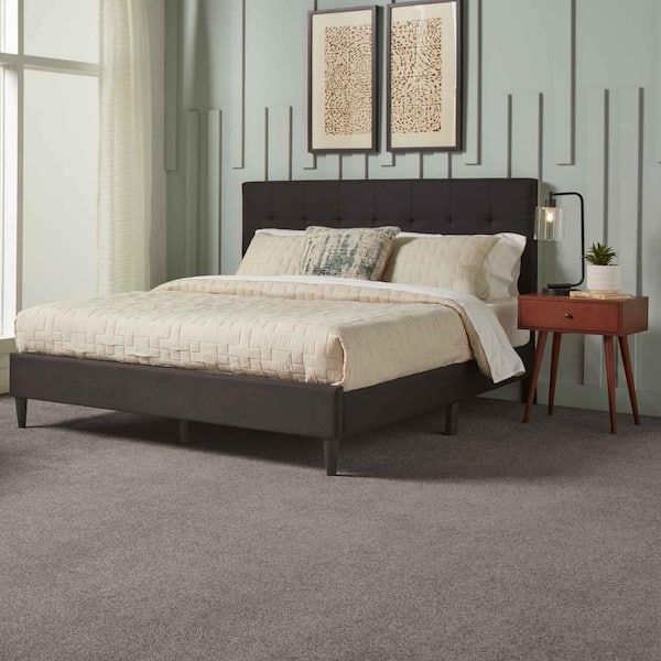 Phenomenal II  - Tradewind - Gray 62.7 oz. Triexta Texture Installed Carpet