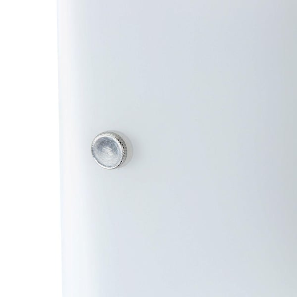 Troy 3 3 in. W x 11.8 in. H 1-Light Matte Nickel Wall Sconce with Frosted Glass Shade