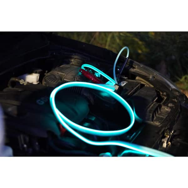 16 ft. 6-Gauge 180 Amp Blue Booster Cables