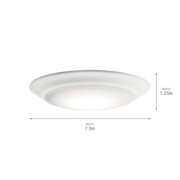 Downlight Gen I 7.5 in. 3000K White Integrated LED Flush Mount Ceiling Light