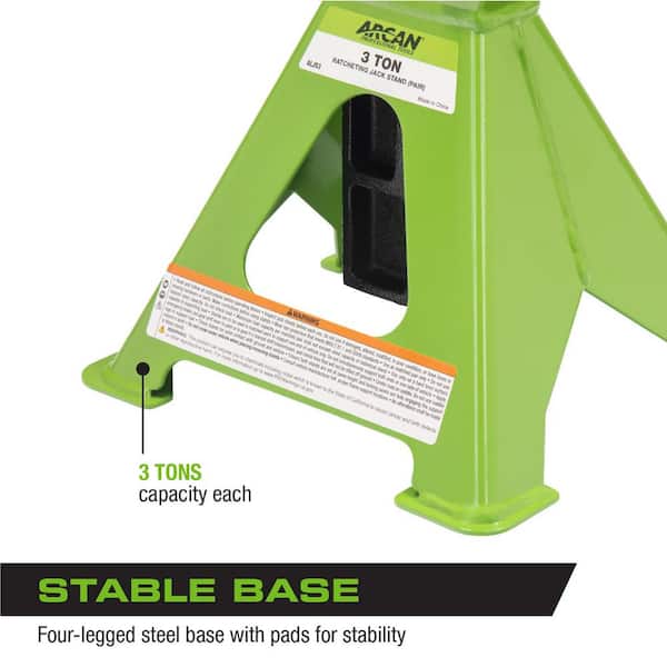 3-Ton Steel Jack Stands