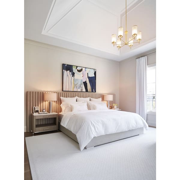 Ashbury 6-Light Brushed Brass Chandelier