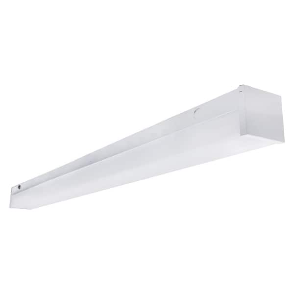 48 in. 4000 Lumens Integrated LED White Emergency Wrap with Battery Back Up