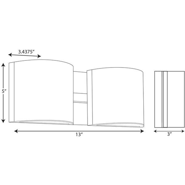 Blanco LED Collection 2-Light Brushed Nickel Etched Glass Modern Bath Vanity Light