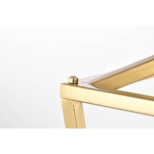 Renzo 4-Light 16 in. Gold Caged Lantern Modern Pendant