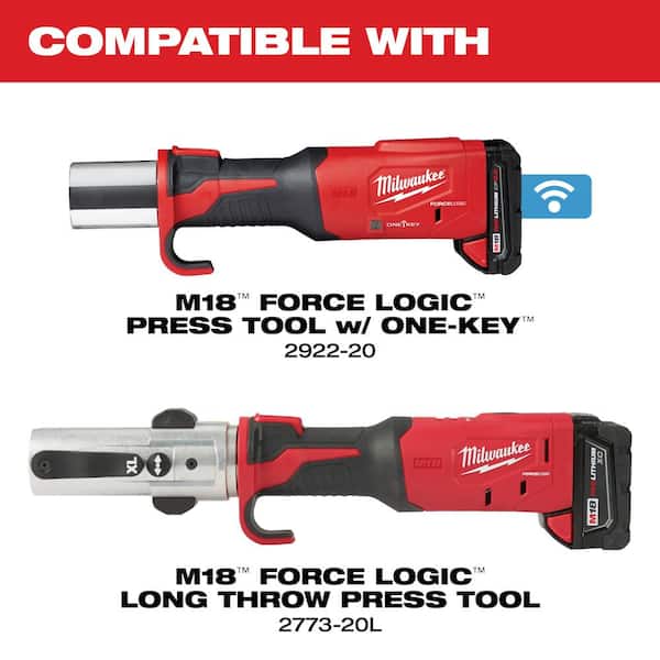 M18 1/2 in. - 1 in. Black Iron Press Tool Jaw Kit