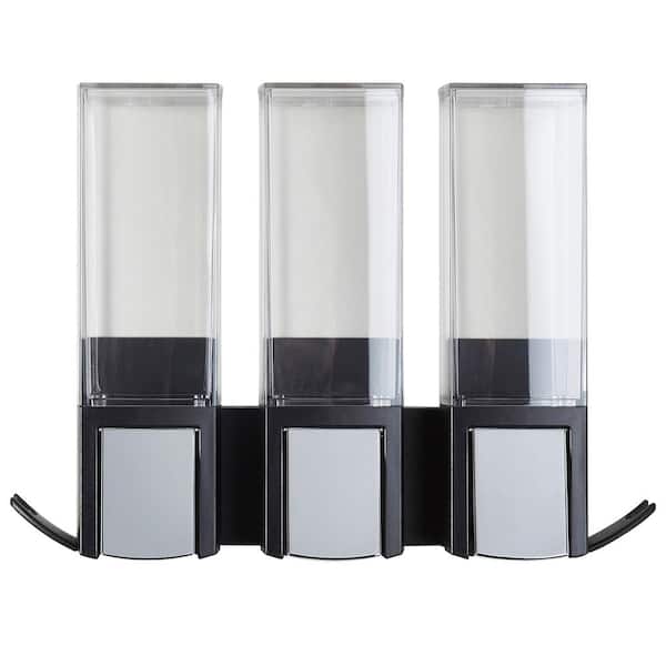 Clever Triple Dispenser in Black