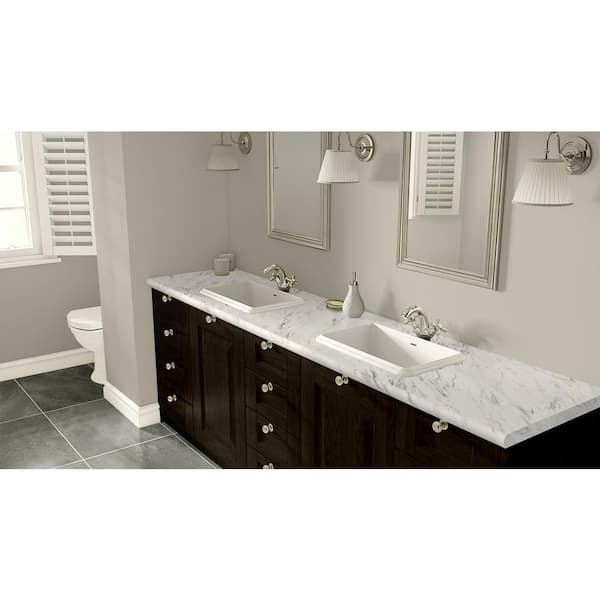 4 ft. x 10 ft. Laminate Sheet in RE-COVER Calcutta Marble with Premium Textured Gloss Finish