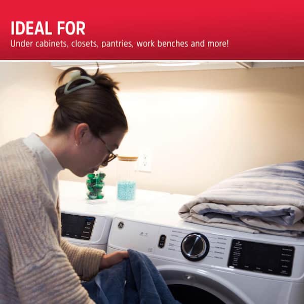 10 in. Battery Operated LED Under Cabinet Light Bars with Remote (3-Pack)