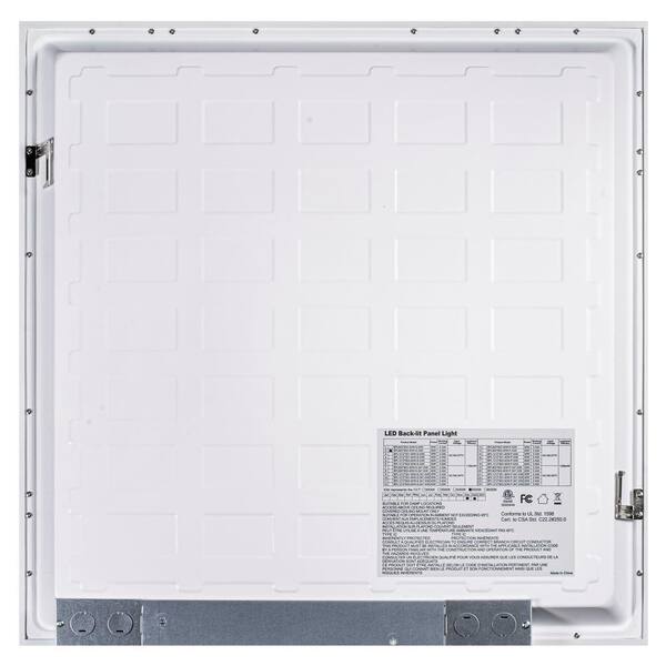 2 ft. x 2 ft. Skylight 40-Watt 4400 Lumens Dimmable Integrated LED Flat Panel Light with 5000K, White (Set of 2)