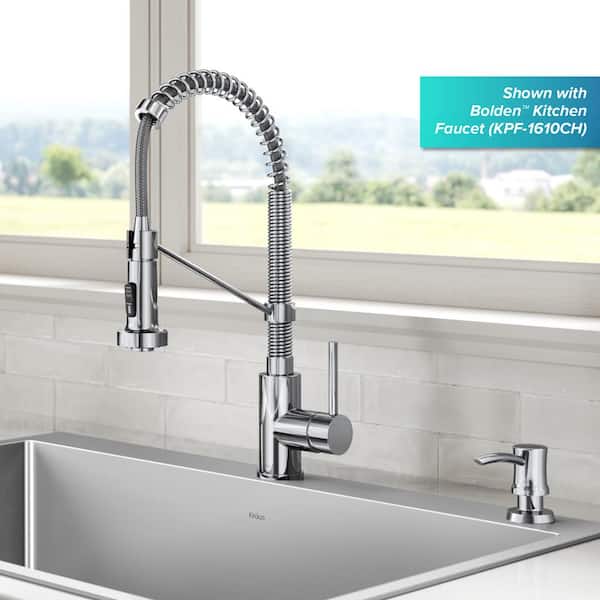 Kitchen Soap and Lotion Dispenser in Chrome