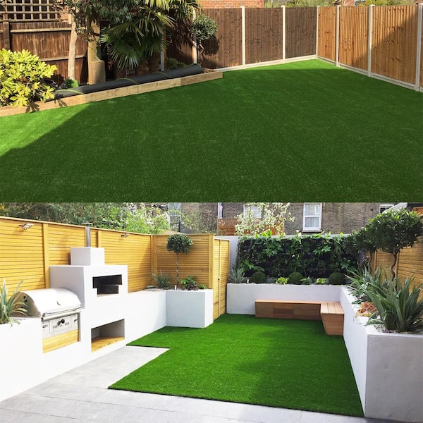 Greenfield 4 ft. x 20 ft. Green Artificial Grass Turf