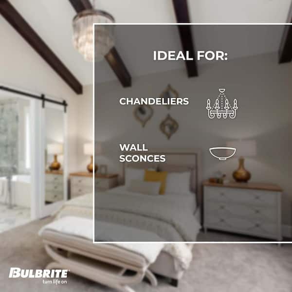 25-Watt Equivalent T9 Long 11 in. Dimmable E26 LED Light Bulb 2100K in Clear (4-Pack)