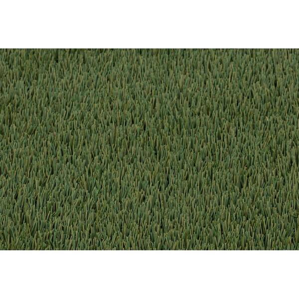 80 oz. Evolution 15 ft. Wide x Cut to Length Dark Field Olive Artificial Grass