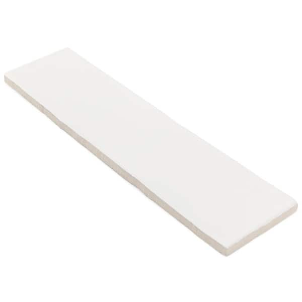 Strait White 3 in. x 12 in. Matte Ceramic Subway Wall Tile (22-Pieces 5.38 sq. ft. / Case)