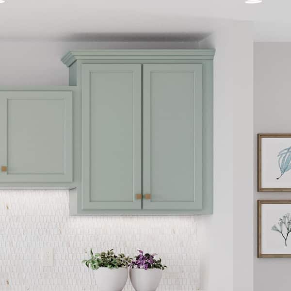 36 in. W x 12 in. D x 30 in. H Assembled Wall Kitchen Cabinet in Unfinished with Recessed Panel