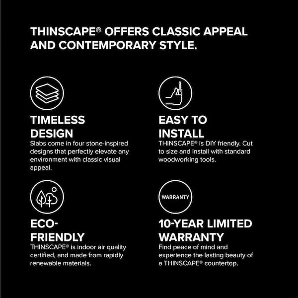 8 ft. L x 25 in. D Engineered Composite Countertop in Volakas Marble with Satin Finish