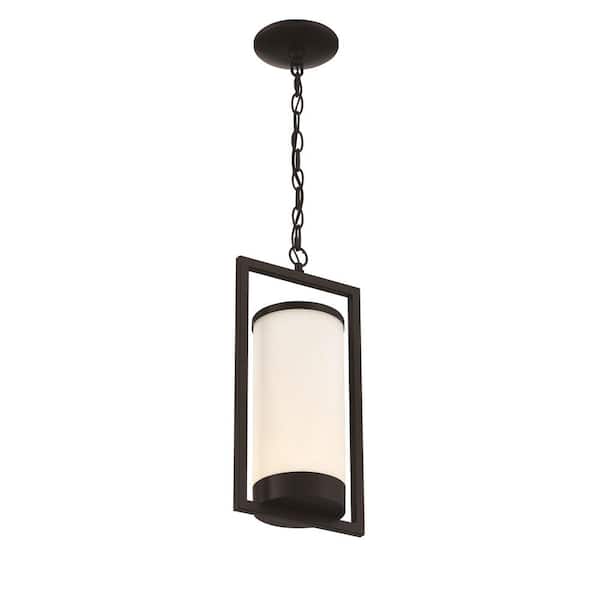 Landon 1 Light Black LED Outdoor Pendant