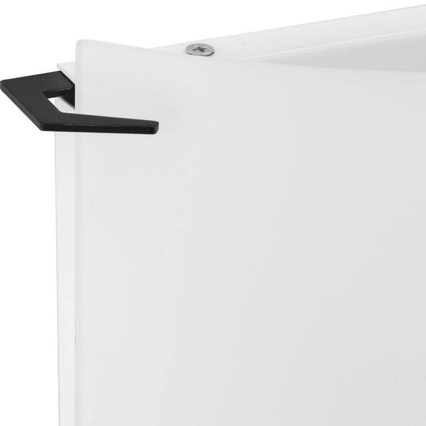 Modern Glass Sconce 12 in. 2-Light Matte Black Wall Sconce with Etched Glass Shade