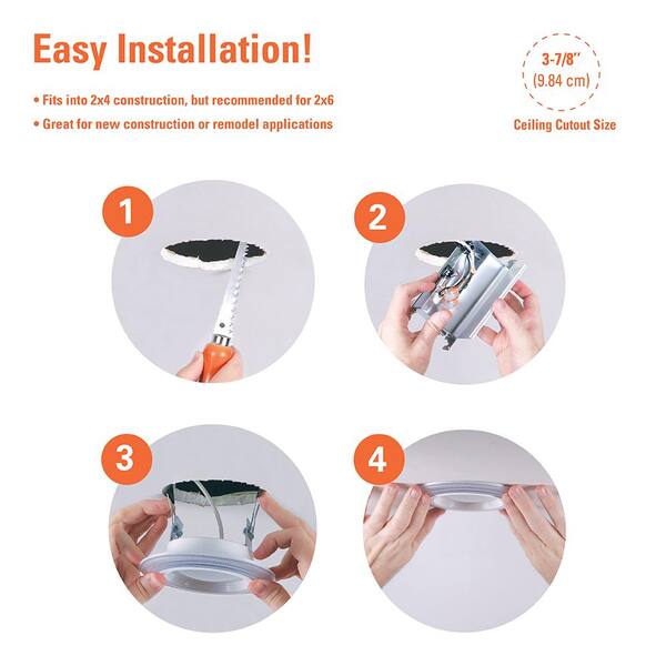 4 in. RL Night Light, 700-Lumens, Selectable CCT, D2W DM