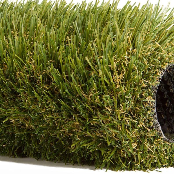 Bella 15 ft. Wide x Cut to Length Green Artificial Grass Carpet