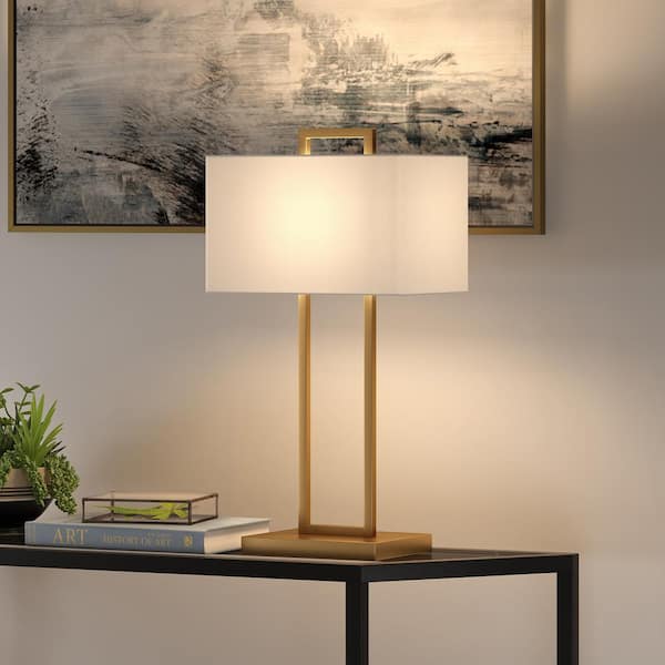 Adair 28 in. Brass Table Lamp